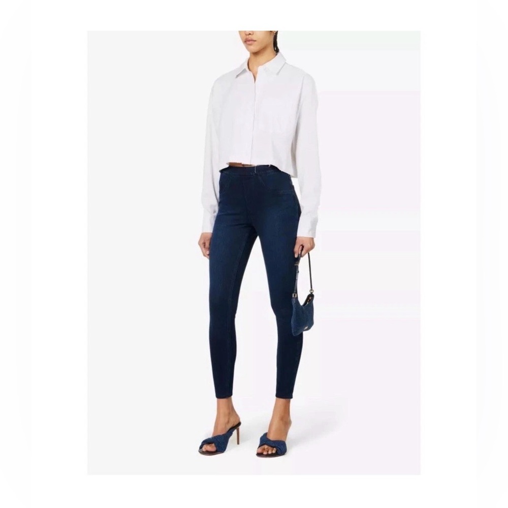 SPANX Jean-ish Ankle Leggings - Twilight Rinse - Sz M